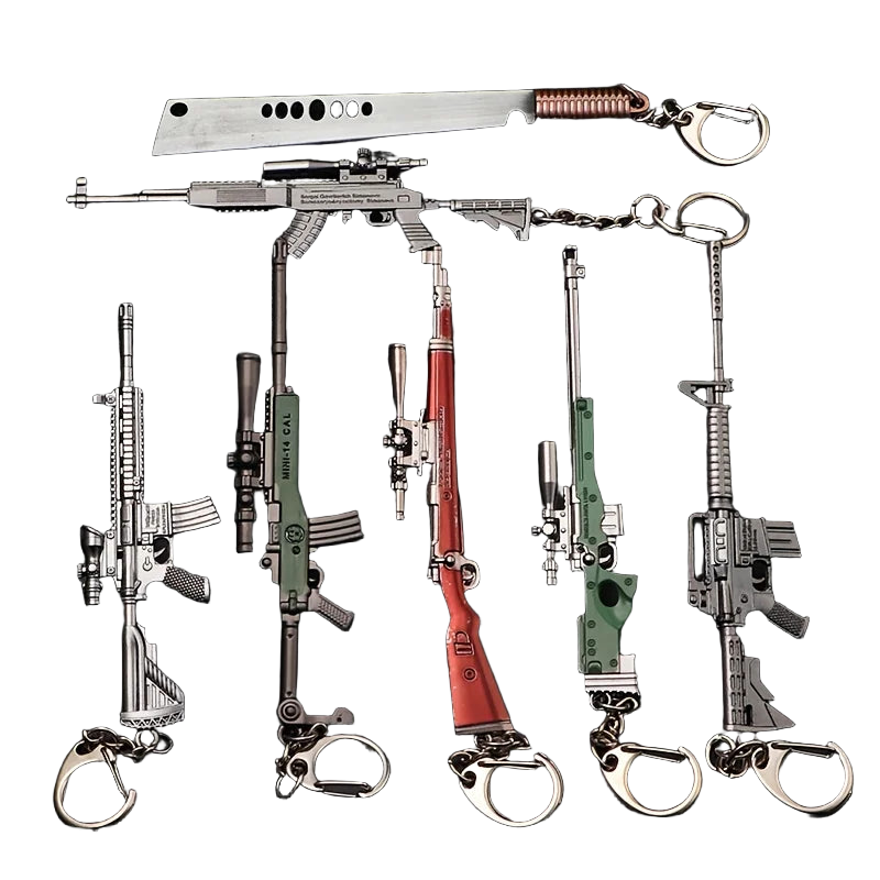 Llaveros originales para coche - Llavero de pistola de aleación, regalo premium para hombre
