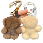 Llaveros Originales para Coche - Osito Peluche Violento Creativo y Premium para Llavero de Mochila