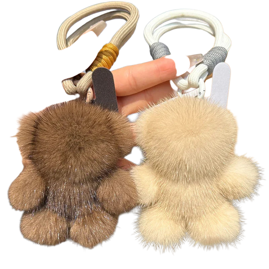 Llaveros Originales para Coche - Osito Peluche Violento Creativo y Premium para Llavero de Mochila