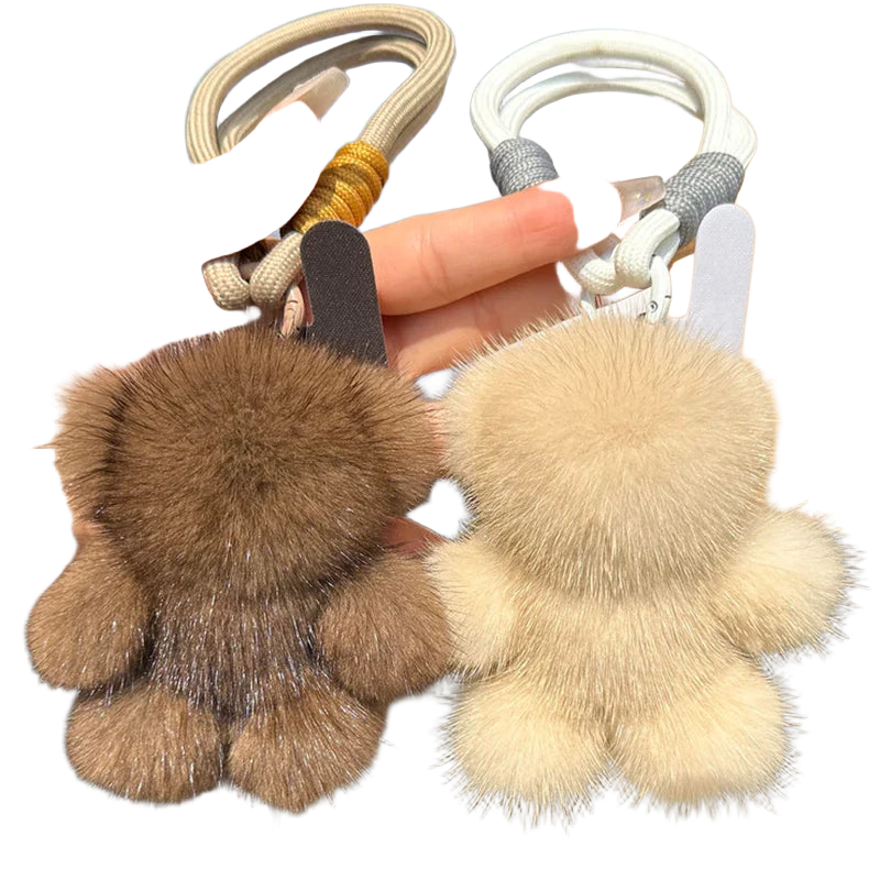 Llaveros Originales para Coche - Osito Peluche Violento Creativo y Premium para Llavero de Mochila