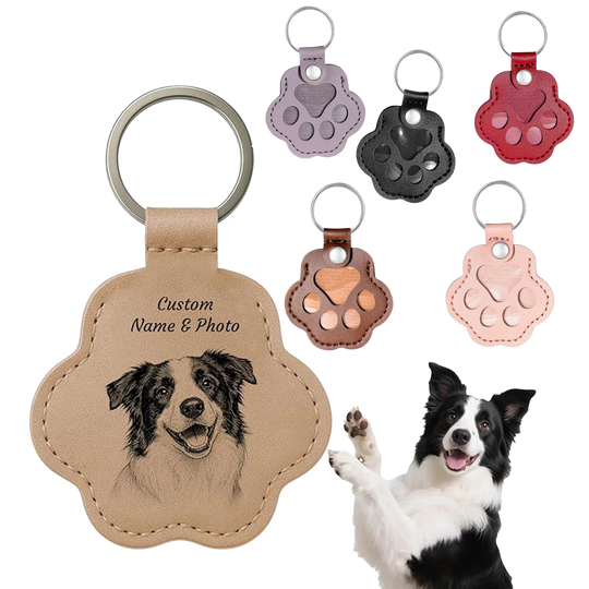 Llaveros Personalizados con Foto para Mascotas - Recuerdo de Pelaje de Perro o Gato, Llavero de Pelo