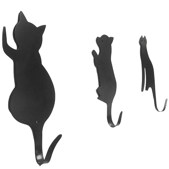 Perchero de Pared con Forma de Gato