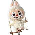 Labubu Llavero Precio: Colgante Misterioso POP MART Wood Workshop Series Swing - Exclusivo