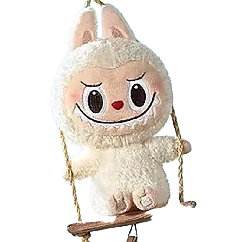 Labubu Llavero Precio: Colgante Misterioso POP MART Wood Workshop Series Swing - Exclusivo