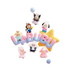 Labubu Llavero Precio: Llavero Original POP MART Sanrio Hello Kitty Kuromi Vinilo Peluche Colección
