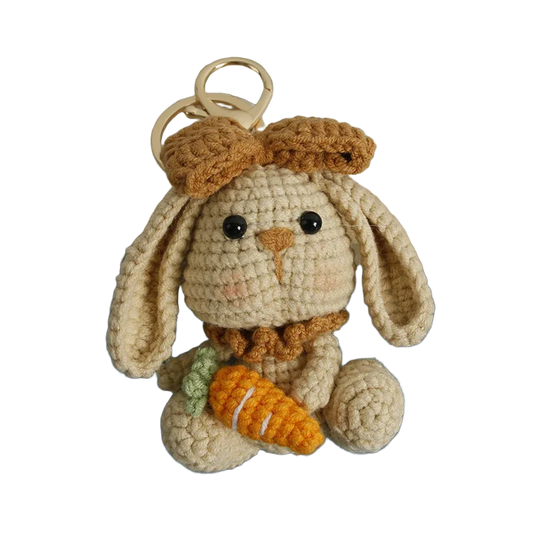 Llavero a Crochet Paso a Paso – Conejito Premium Hecho a Mano, Regalo Único