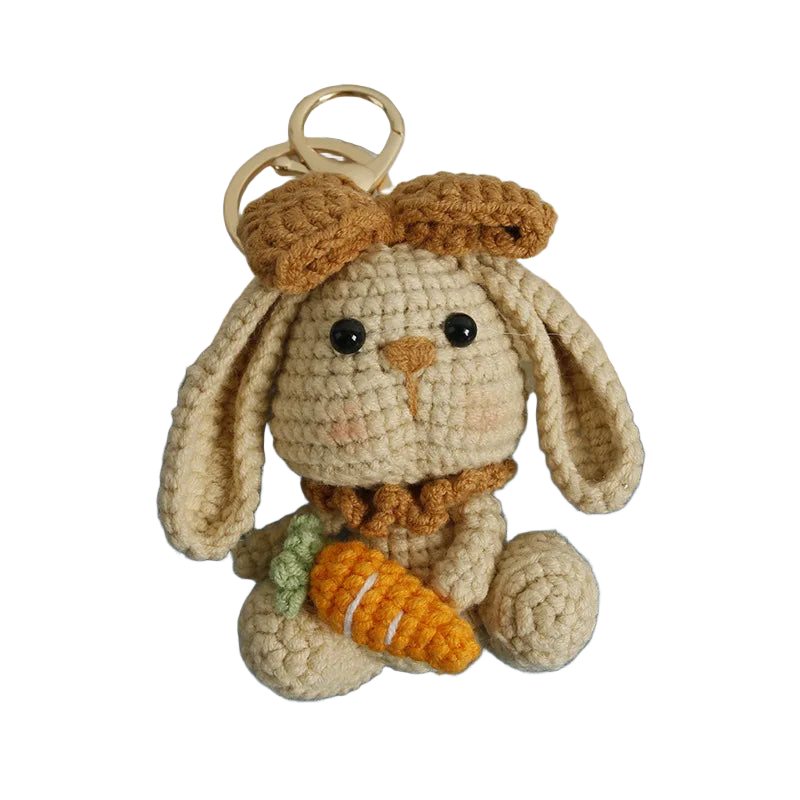 Llavero a Crochet Paso a Paso – Conejito Premium Hecho a Mano, Regalo Único