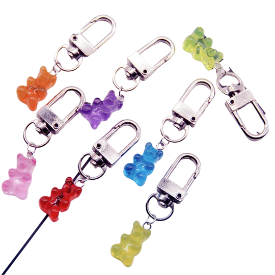 Llavero a Crochet Paso a Paso – Osito Gominola Candy Color – Hecho a Mano Premium