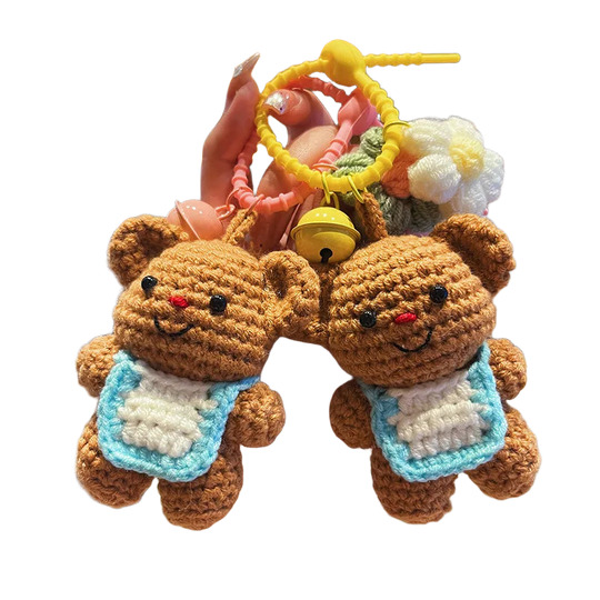 Llavero a Crochet Paso a Paso – Oso Tejido a Mano, Amigurumi Premium