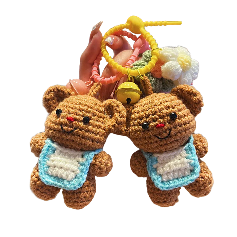 Llavero a Crochet Paso a Paso – Oso Tejido a Mano, Amigurumi Premium