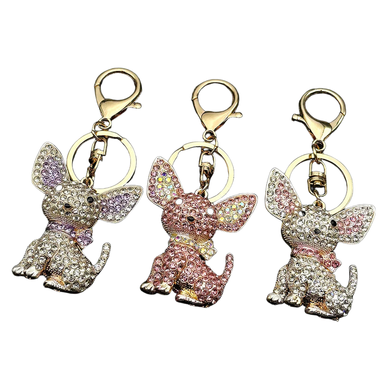 Llavero a crochet paso a paso: Chihuahua de Cristal con Brillo – Elegancia y Amor en un Accesorio Ún