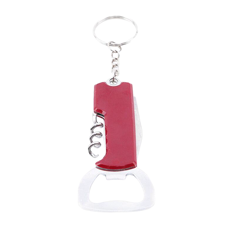 Llavero Abrebotellas <br> El Saca Corchos Clásico (Acero)