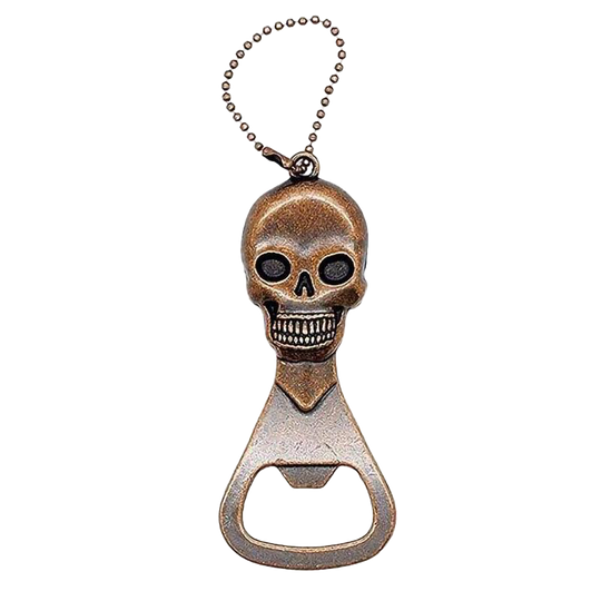 Llavero Abrebotellas Calavera Sonriente (Acero)