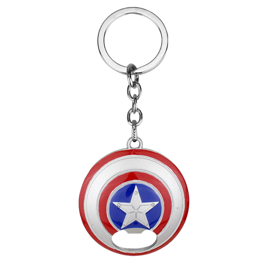 Llavero Abrebotellas Captain America (Acero)