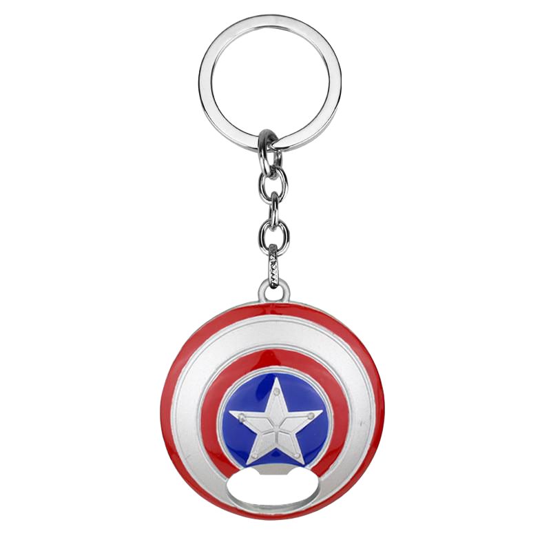 Llavero Abrebotellas Captain America (Acero)