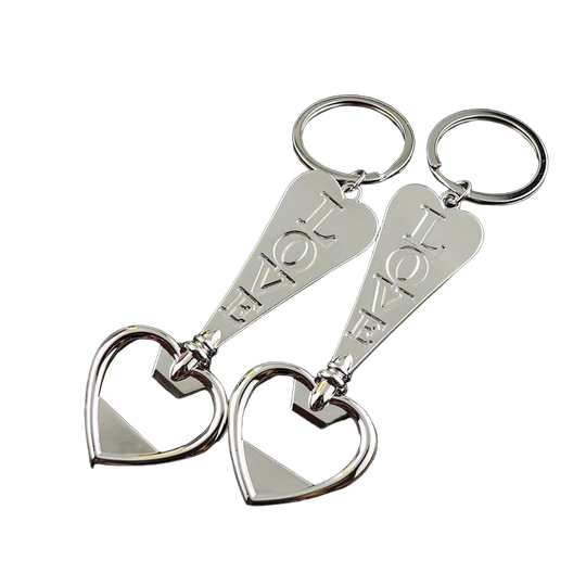 Llavero Abrebotellas Corazón Love (Acero)