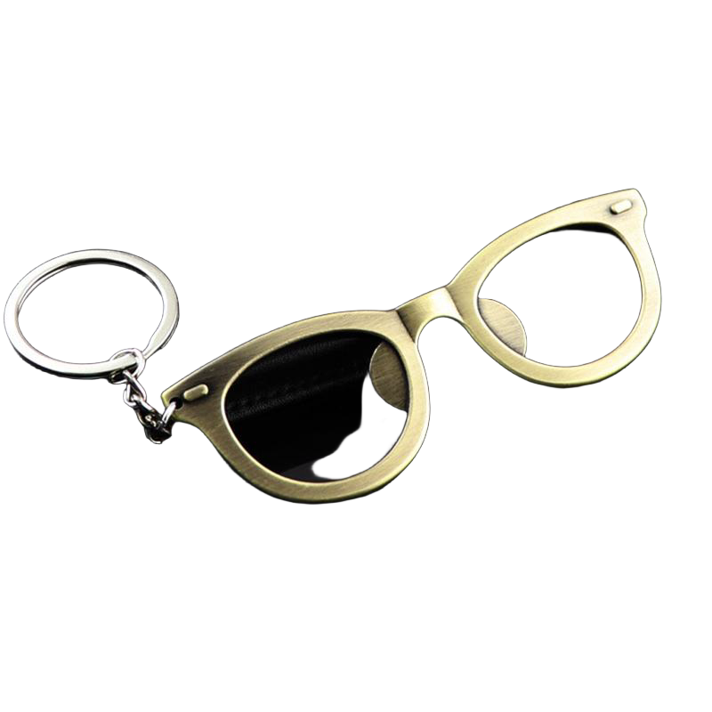 Llavero Abrebotellas Gafas (Acero)