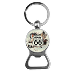 Llavero Abrebotellas Ruta 66 (Acero)