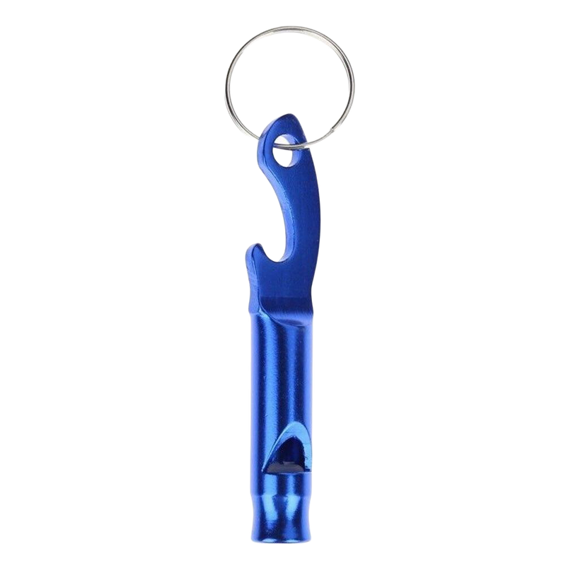 Llavero Abrebotellas Silbato (Aluminio)
