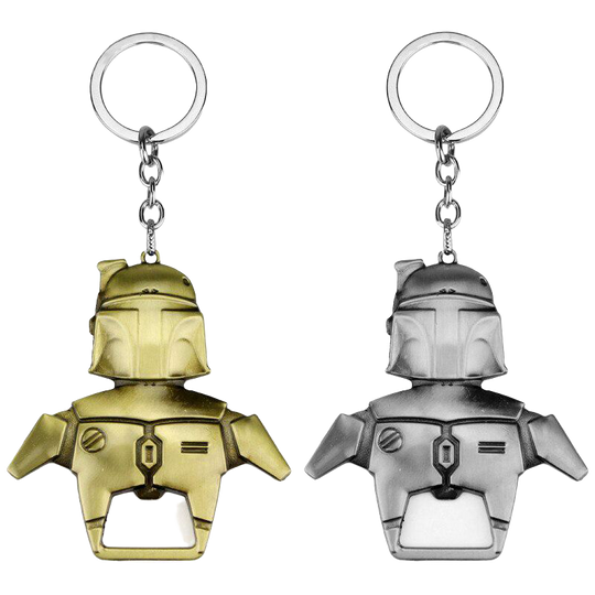 Llavero Abrebotellas Star Wars Boba Fett (Acero)