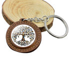 Llavero Árbol de la Vida de Madera