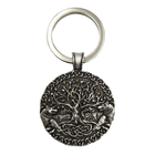 Llavero Árbol de la Vida en Acero Nórdico