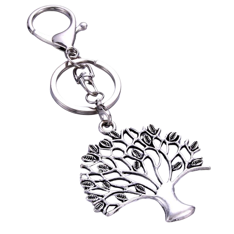 Llavero Árbol de la Vida Plateado