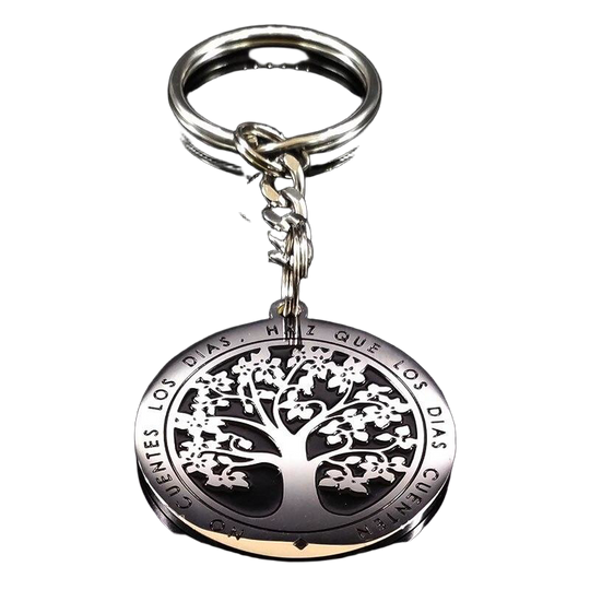 Llavero Árbol de la Vida Plateado