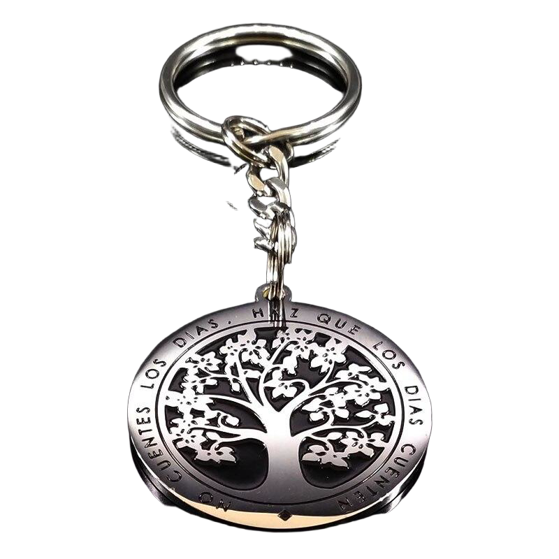 Llavero Árbol de la Vida Plateado