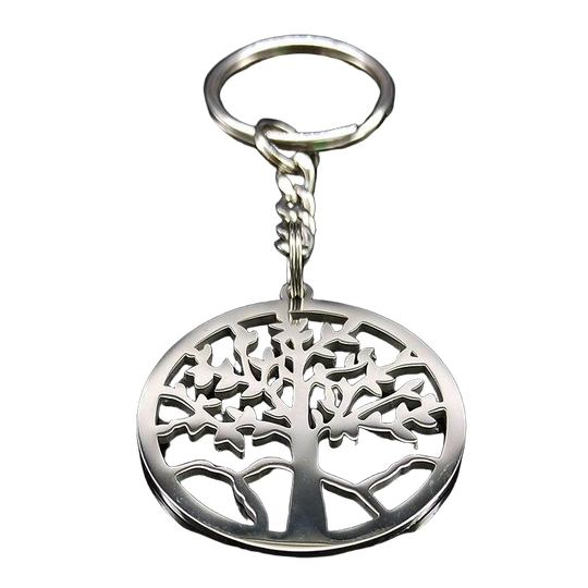 Llavero Árbol de la Vida Plateado