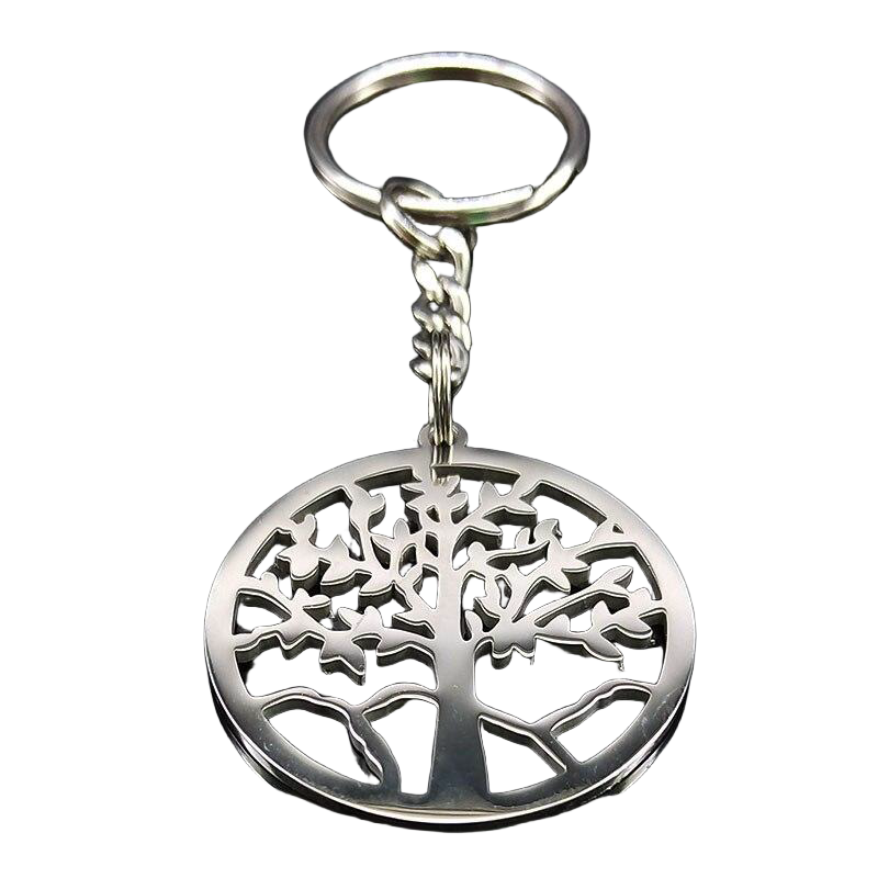 Llavero Árbol de la Vida Plateado