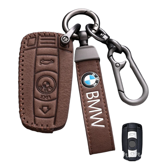 Llavero BMW M Premium Cuero Cera Aceite para Serie 1 3 5 6 X1 X3 X5 E61 E70 E81 E87 E90 E91 E92