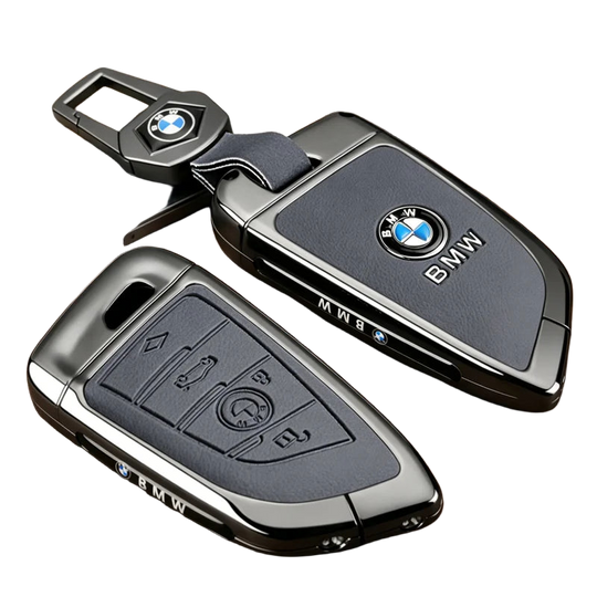 Llavero BMW M Premium de Aleación y Cuero - Protector Elegante para Llave de Coche