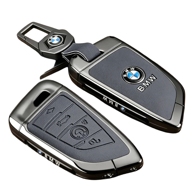 Llavero BMW M Premium de Aleación y Cuero - Protector Elegante para Llave de Coche