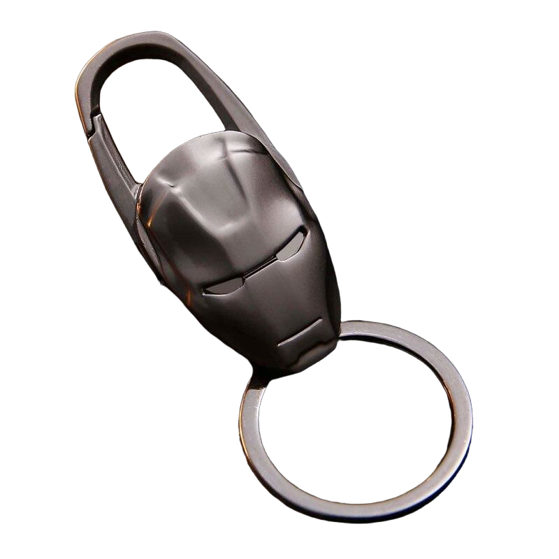 Llavero Hombre Black Iron Man (Acero)