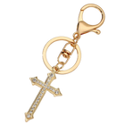 Llavero Hombre Cruz con Cristales - Regalo Original para Novia y Mejor Amiga, Colgante de Bolso