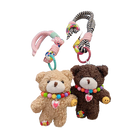 Llavero Hombre Oso de Peluche Arcoíris Coreano - Regalo Creativo para Pareja