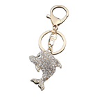 Llavero para Bolso Delfín Blanco Cristal Surtido - Colgante de Lujo para Mujer y Hombre