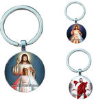 Llavero para Bolso Jesús Cristo - Llaveros Charms Religiosos Premium