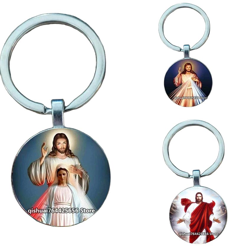 Llavero para Bolso Jesús Cristo - Llaveros Charms Religiosos Premium