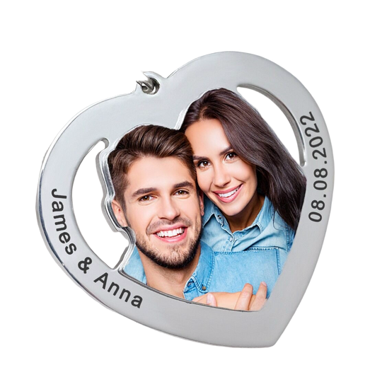 Llavero Personalizado para Parejas con Foto