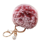 Llavero Pompón de Pelo Suave