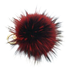 Llavero Pompón Grande de Piel Sintética