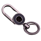 Llavero Redondo de Acero Inoxidable para Hombre