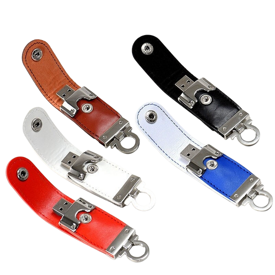 Llavero USB de Cuero