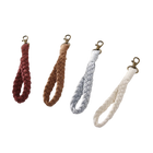 Llaveros Crochet Artesanales - Cordón de Teléfono Tejido a Mano Antipérdida Premium
