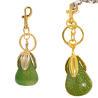 Llaveros Originales para Coche - Colgante de Pera Brillante con Purpurina, Accesorio de Moda para Mu