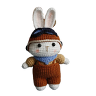 Llaveros Personalizados - Conejito Crochet Hecho a Mano, Llavero Premium para Bolso