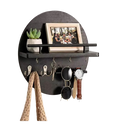 Llaveros Personalizados con Foto - Organizador de Pared de Madera Premium