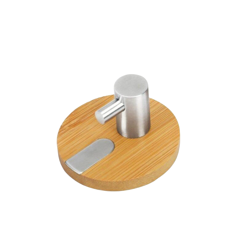 Perchero de Pared de Madera con Adhesivo